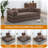 78" Boneless Corduroy Sleeper Sofa Bed, Modular Futon Couch, Compression Foam Sofa with 2 Pillows, No Assembly Required-67764367-76797006