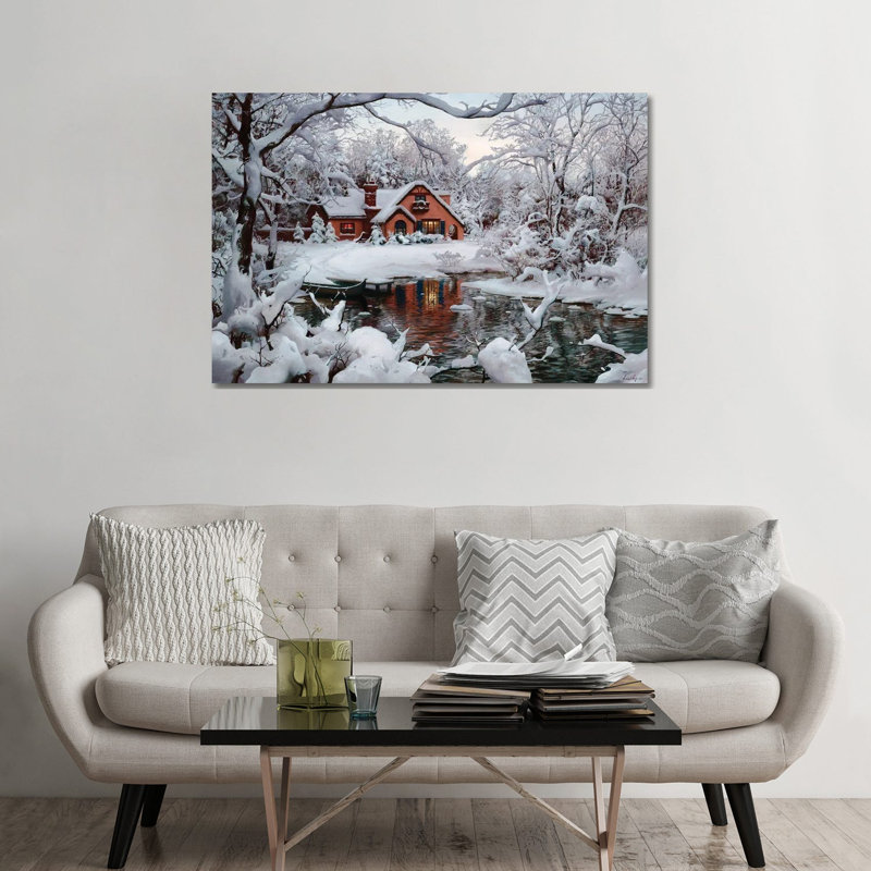 Winter Wonderland - Giclée sur toile tendue avec châssis, H 32 po x l 48 po