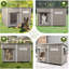Niche pour chien en bois Haiya PETSCosset-1453598495