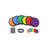 KORE Design Sensory Game Tiles – Set of 12 in Assorted Colors, Includes 6 Large and 6 Small Tiles for Interactive Play-100752273