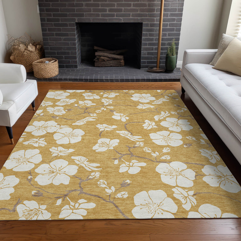  Machine Washable Indoor/Outdoor Chayden ACN1032 Rug, Rectangle 5' x 7'6"