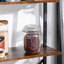 Cheever Ladder Shelf 4-Tier Storage Rack Bookshelf Rustic Brown and Black