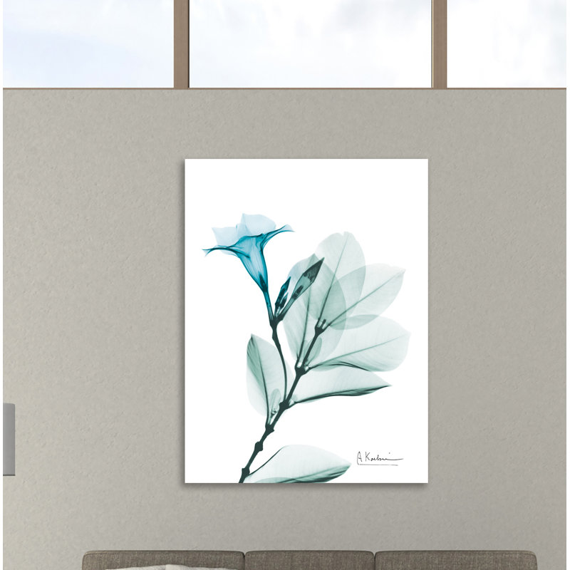 "Aqua Mandelilla", toile tendue par Albert Koetsier, H 20 po x l 15 po x P 1,5 po