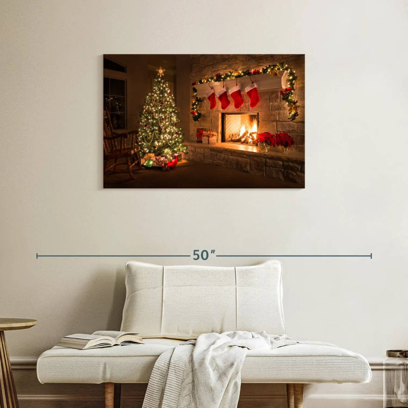Christmas Simple, 24" H x 36" W
