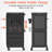33"H x 13.2"W Salon Trolley Utility Cart With Lockable Wheels-99483082