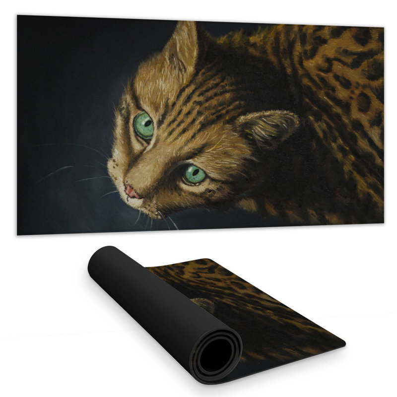 Bengal cat - 15.75"x31.50" Desk mat