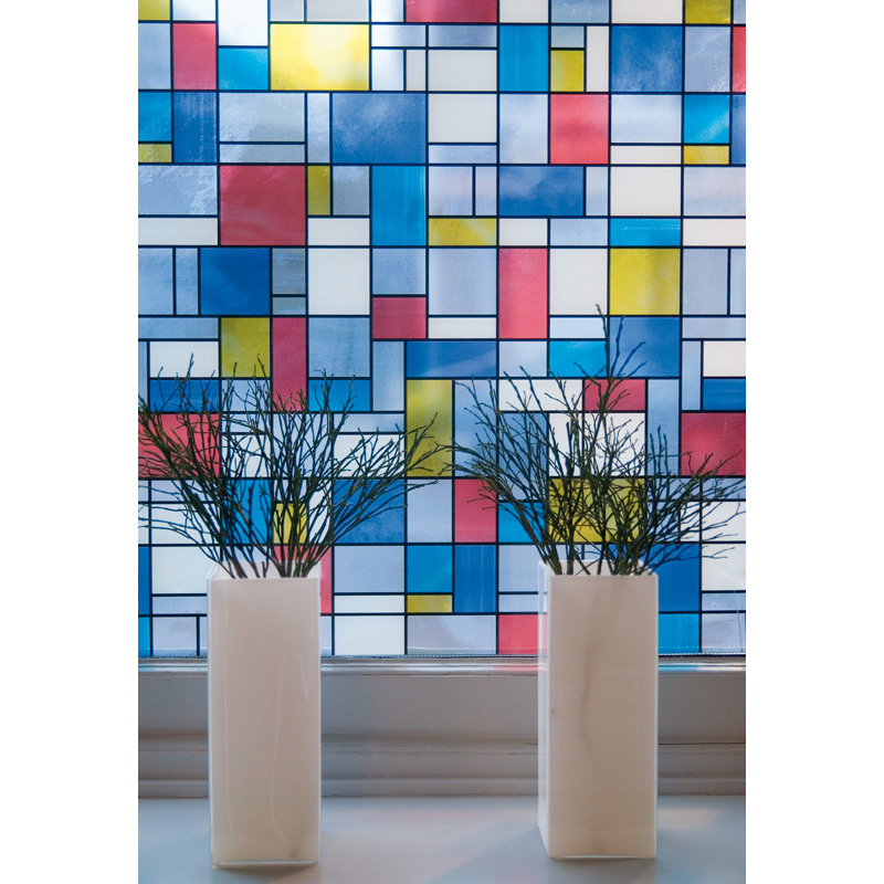 Décalcomanie de fenêtre Mondrian