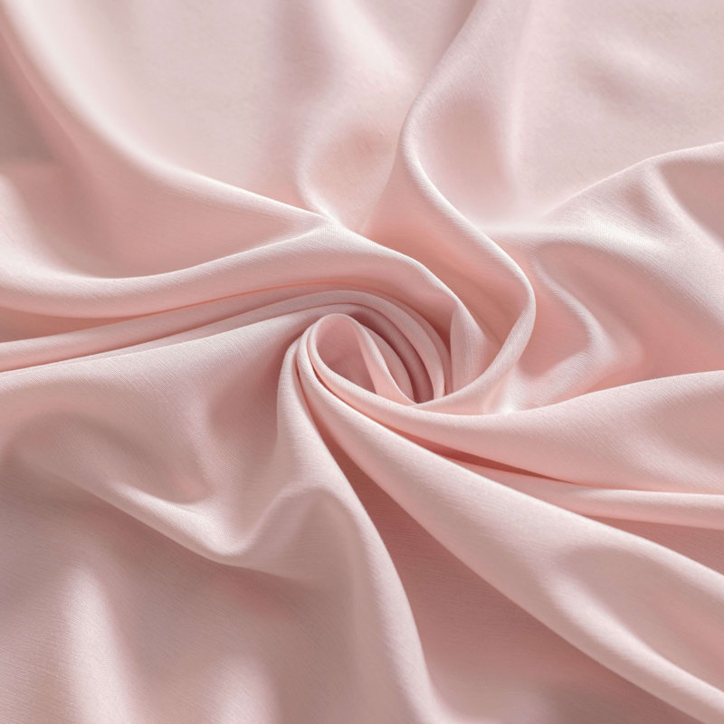 Silky Rayon From Bamboo-Polyester Bedding Set | Year-Round Cooling | Hypoallergenic Luxury Sheets?, Light Pink