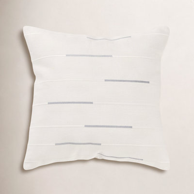 Oda 20" x 20" Embroidered Throw Pillow