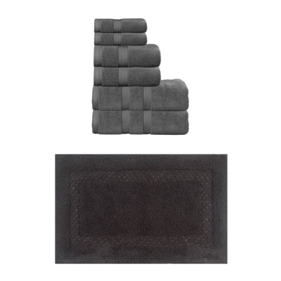 Ensemble de serviettes de bain et tapis de bain Bublitz Classy