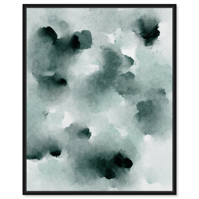Fumée diluée dans la neige