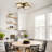 4 - Light 11.42" Modern LED Flush Mount
