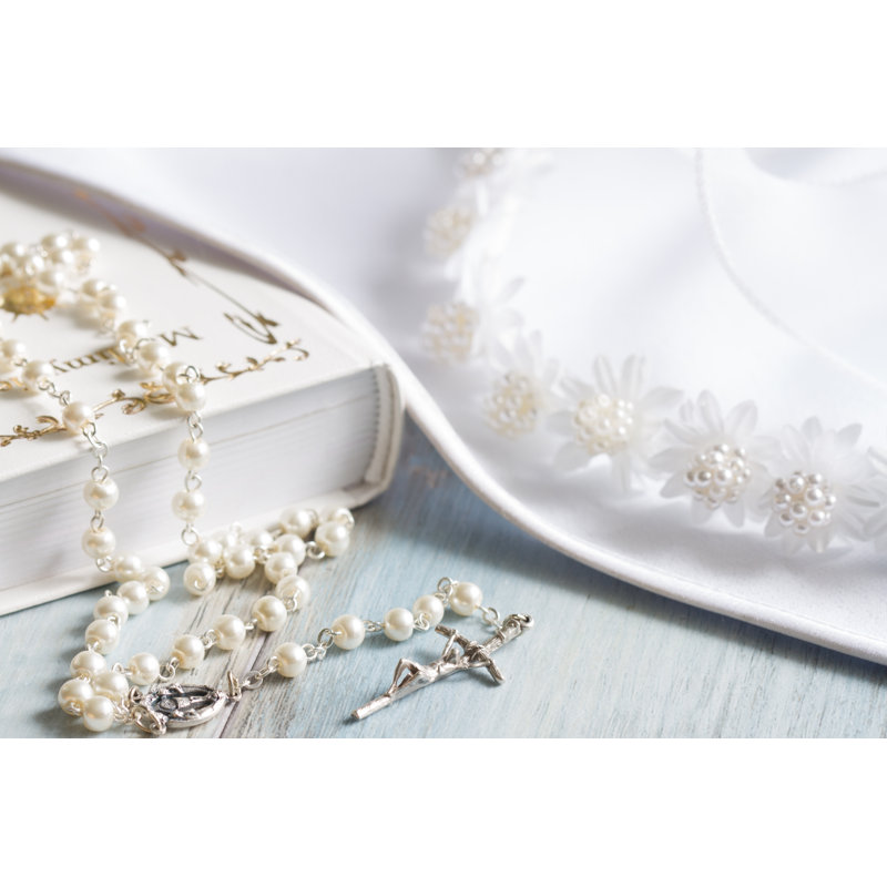 Preparation For The First Holly Communion by Udra - Wrapped Canvas Print, 30cm H x 46cm W x 3.8cm D