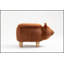 Upholstered Faux Fur Footstool