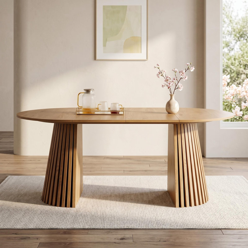 Table de salle à manger extensible 71 po Farmhouse