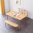 Natural Oak Kitchen Bench - , With A Broad Seating Surface Dining Made Of Solid Half-round, Accommodates Family Members-920108373-900523492
