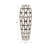 Pewter Clay Geometric Cylinder Table Vase-1860557446