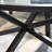 Wood 28.34"oval coffee table with glass top-1655622390