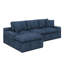 Canapé modulaire à combinaison libre, canapé rembourré en nuage 107,9 po avec coussin double et poches latérales, fauteuils à compression complète-262632306