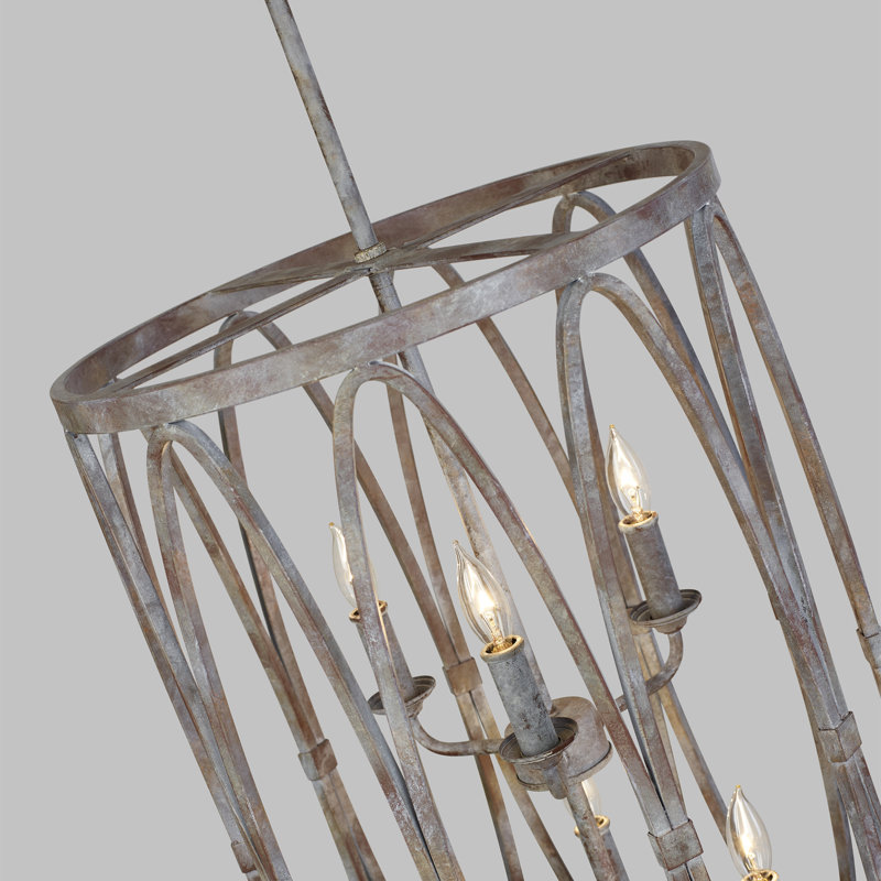Alverstone 6 - Light Dimmable Drum Chandelier