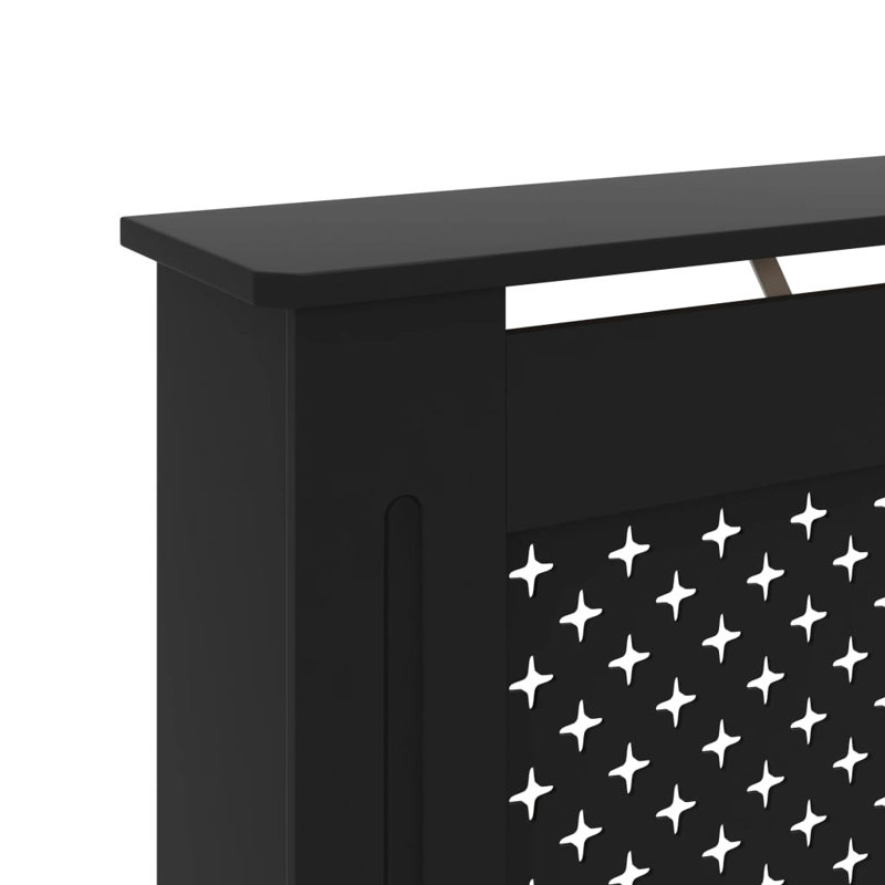 Dayanara Radiator Cover, 81cm H x 172cm W x 19cm D, Black