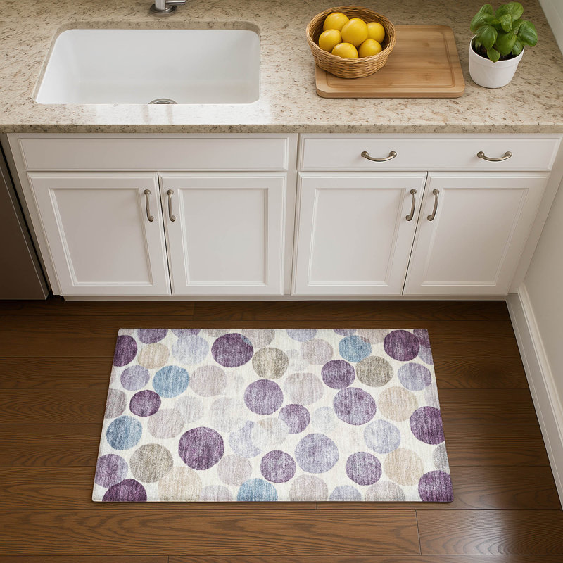Premium Machine Washable Tiana AMF1951 Geometric Rug, Rectangle 1'8" x 2'6"