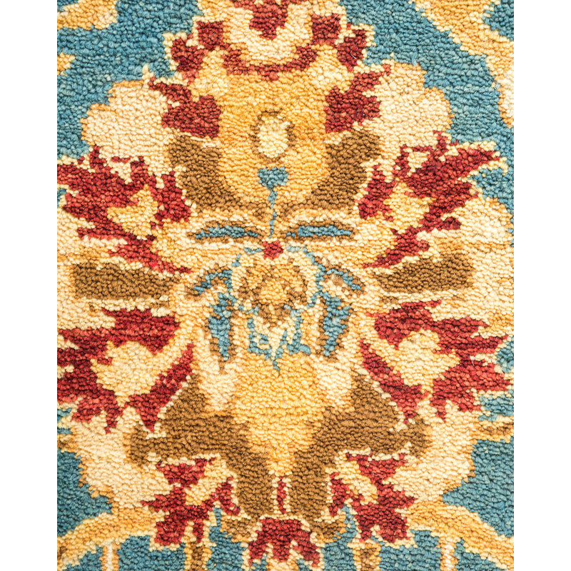 Slusser One-of-a-Kind 6' 1" X 9' 1" Hand Knotted Area Rug