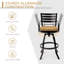 Tabouret de bar pivotant en aluminium 29,6 po avec coussin Sunbrella Pua-1714685101