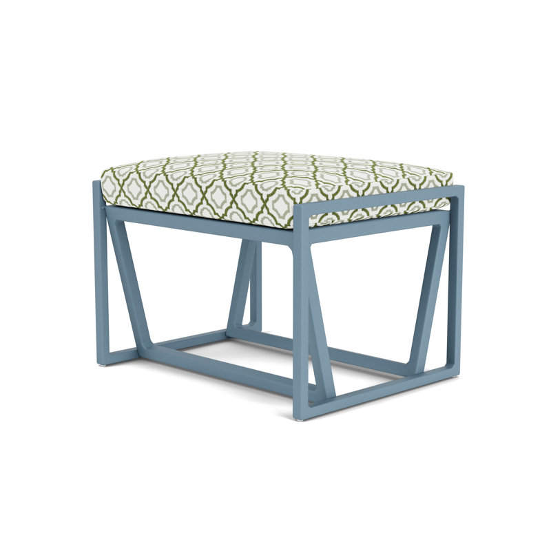 Summit Outdoor Ottoman, Stillwater, Savannah Green