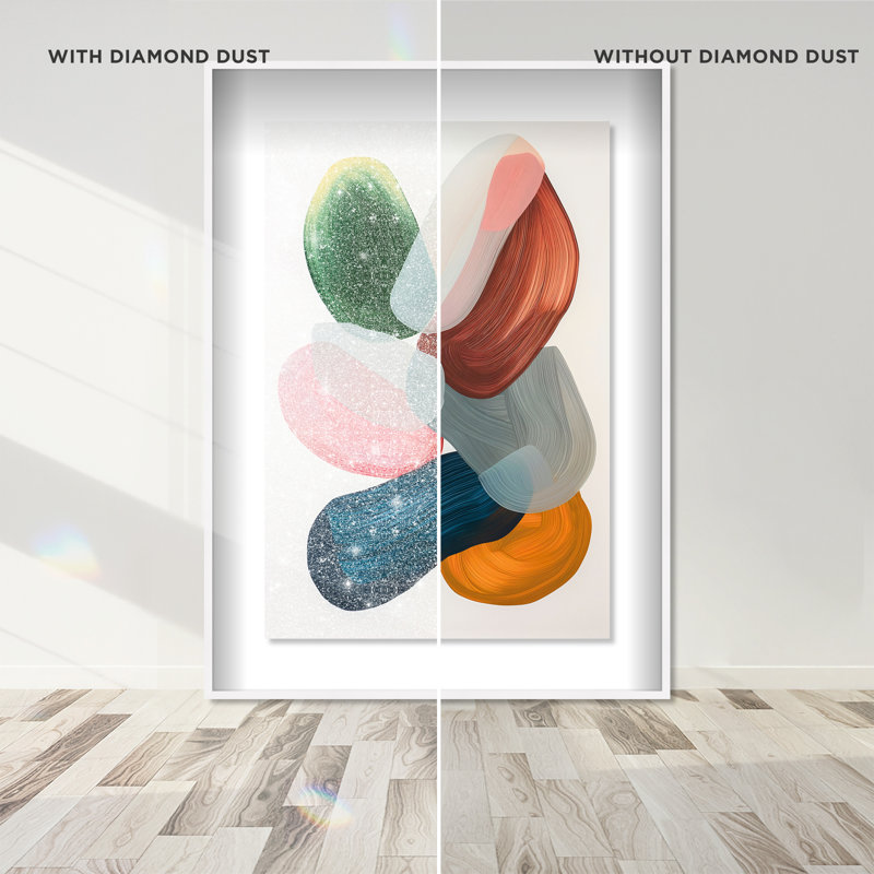 Fluid Fantasia Shadowbox Abstract Print by Oliver Gal, Black Frame, 10 x 15, White Frame, 37.5"H x 25.5"W