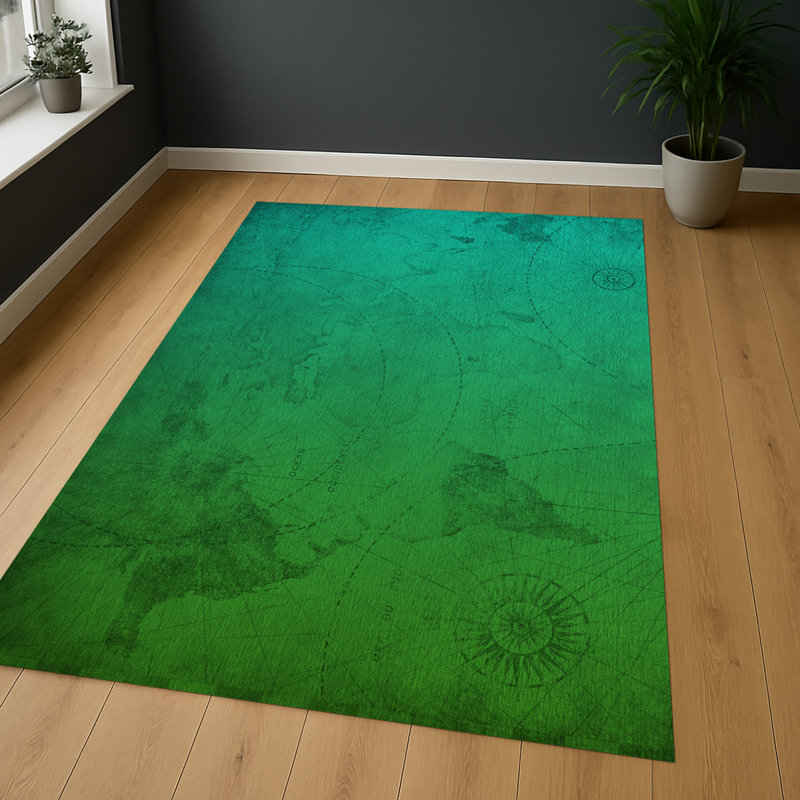 Abstract Area Rug, Runner 70 x 140 cm