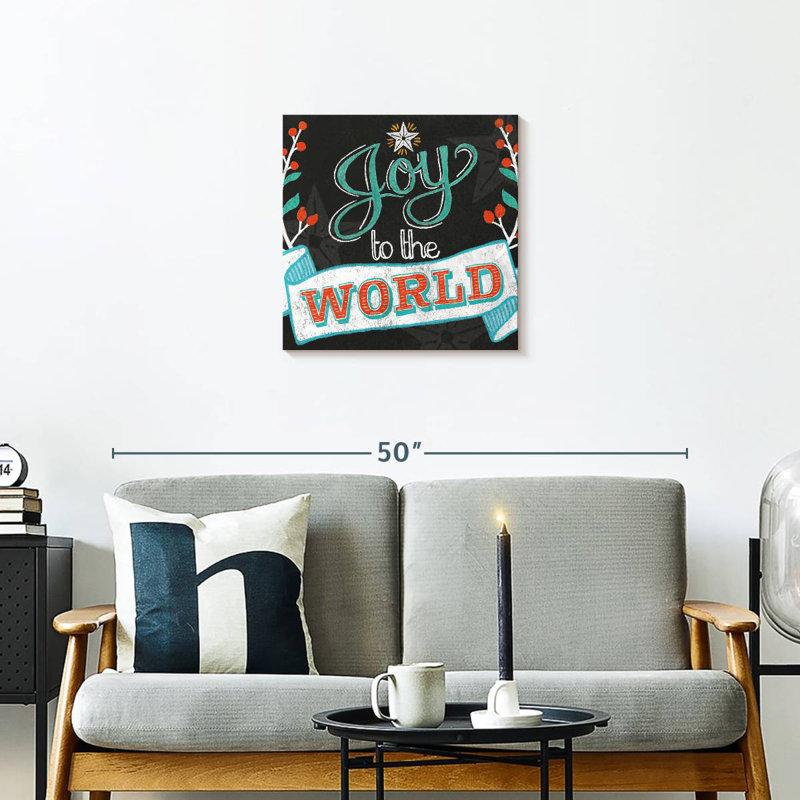 Tergel Joy To The World, H 20 po x l 20 po