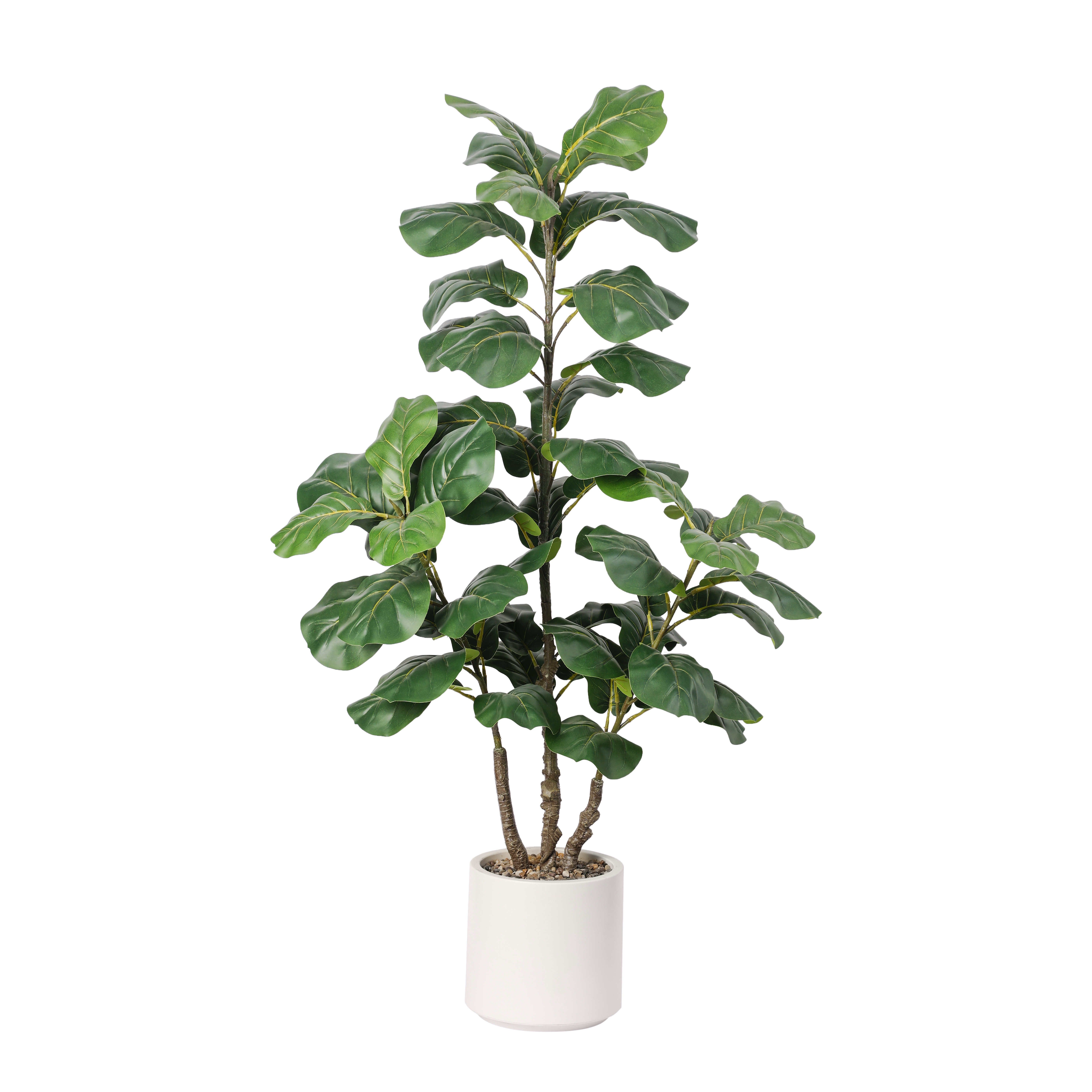 Birch Lane™ Esmeray Faux Fiddle Leaf Fig Tree in Pot & Reviews | Wayfair