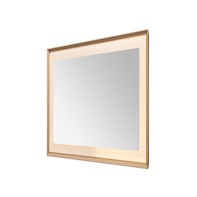 Madison l 48 po x H 36 po x P 2,28 po, miroir lumineux à DEL avec cadre mince, désembueur, éclairage à 3 températures de couleur, installation murale verticale ou horizontale