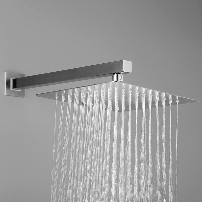Thermostatic Complete Shower System, Brushed Nickel
