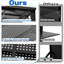Paquet de 2 tablettes murales de garage réglables de 1,64 x 4 pi - Support de rangement en métal robuste avec capacité de charge de 500 lb et crochets pour atelier et garage-793683273