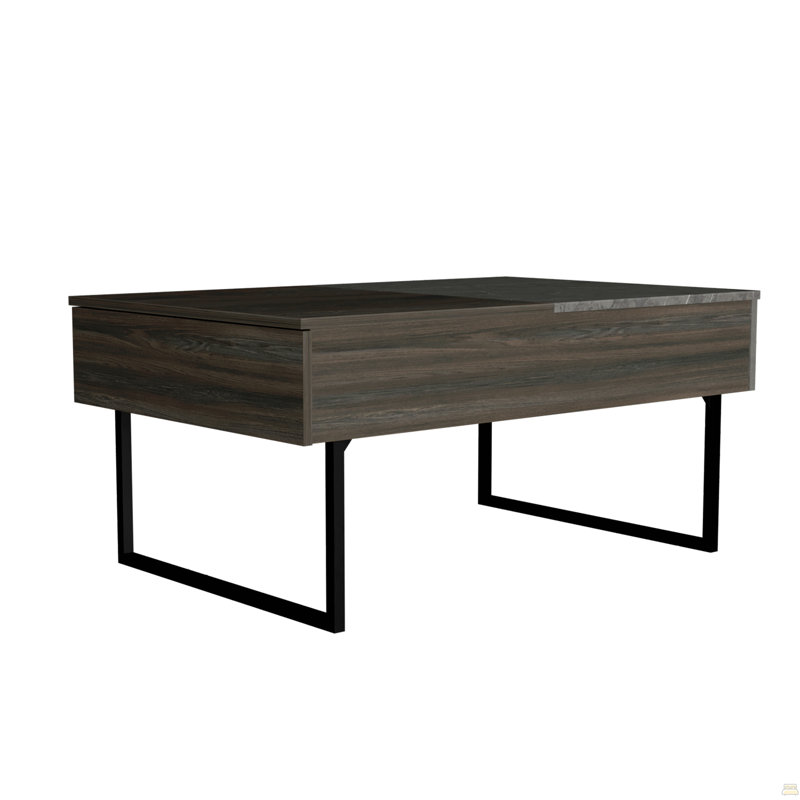 Table basse à plateau relevable 2 tiroirs Dazza