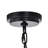 Trost 18 - Light 36" Antique Black Metal Round Chandelier