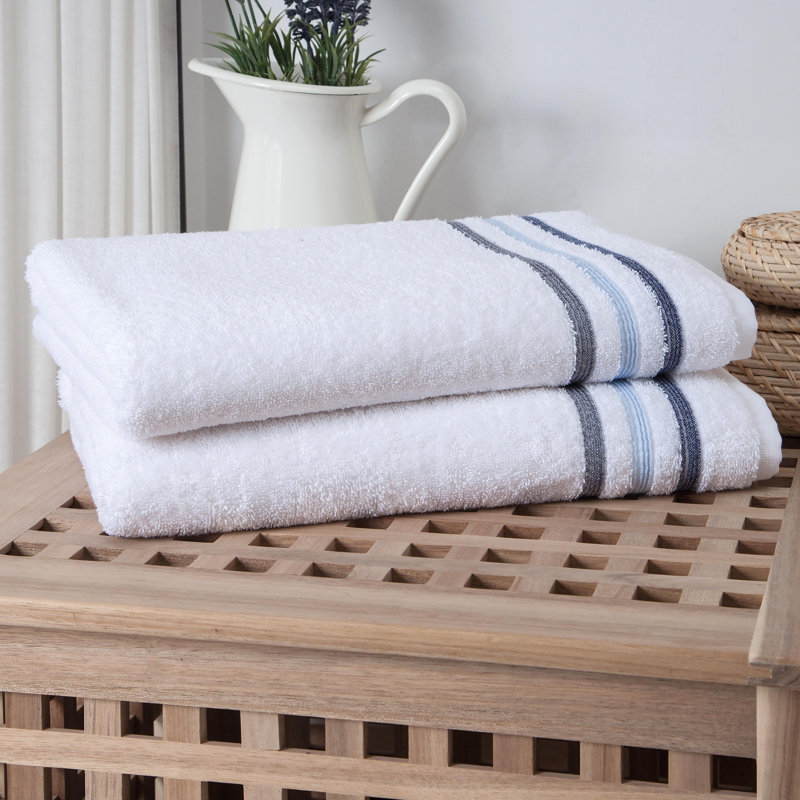 Zimmer Midweight Bath Towel, Blue