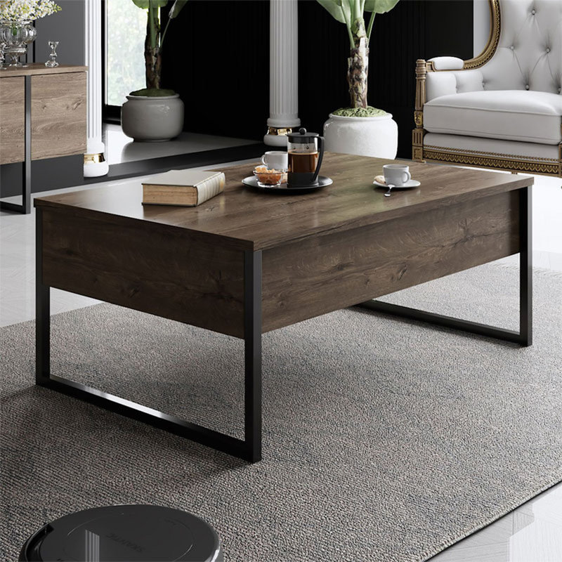 Tahana Sled Coffee Table, Brown/Black
