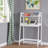 Riverridge Kids Art Table Desk With Ladder Shelf And Open Storage Shelf For Playroom - White