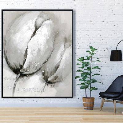 Contemporary Tulips Print On Canvas