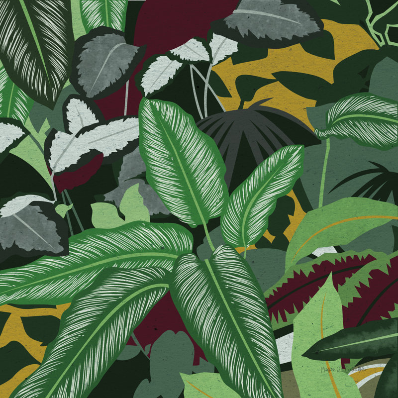 Jungle Safari II by Megan Gallagher - Wrapped Canvas Painting, 30cm H x 30cm W