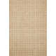 Polly Checkered Straw/Ivory Area Rug