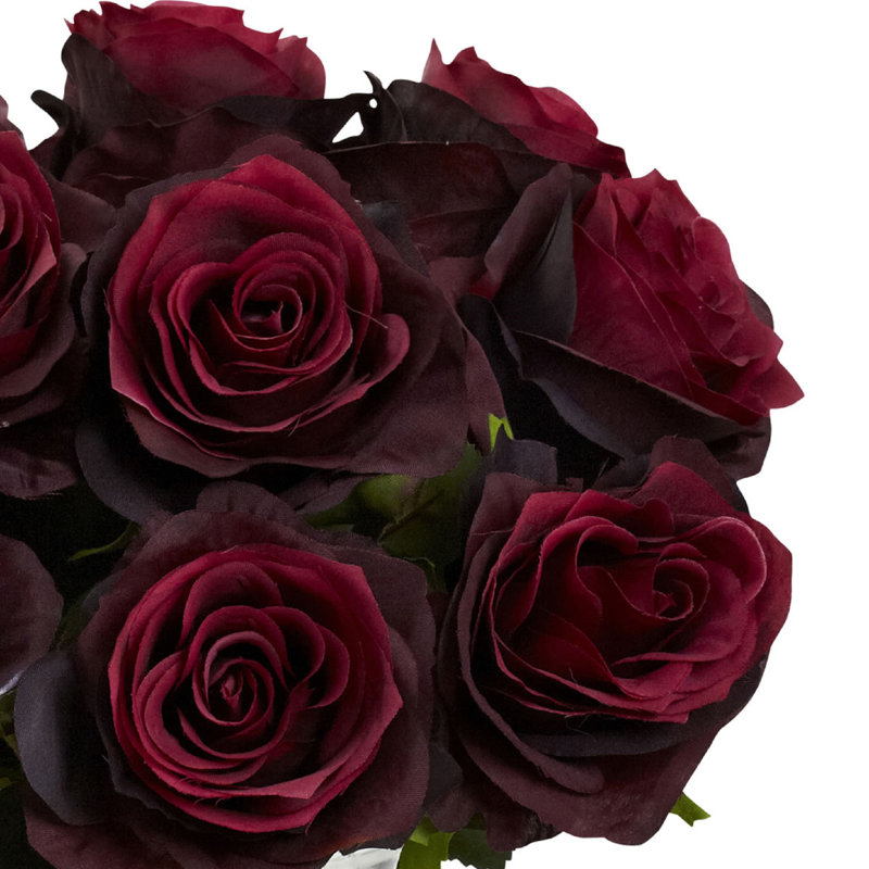 Centre de table Roses dans un vase, Bourgogne