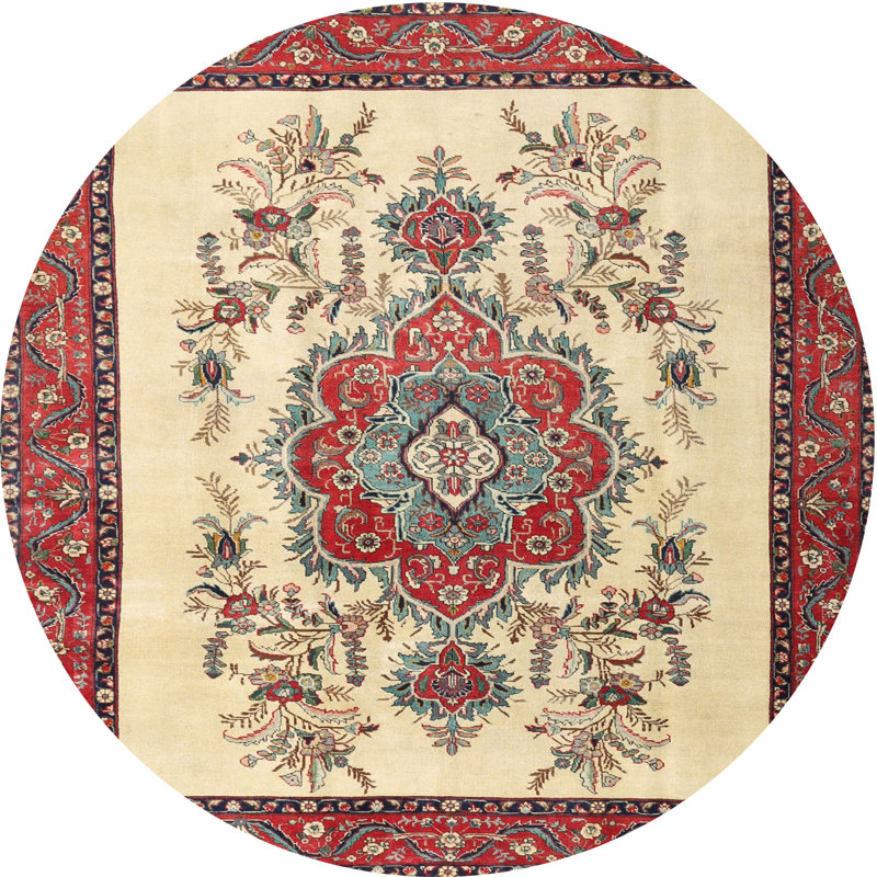 Oriental Indoor Rug, Round 7'