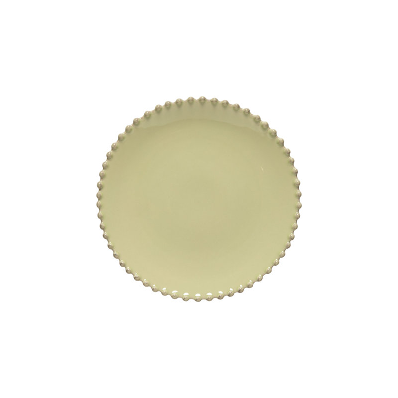 Pearl Salad/Dessert Plate, Lilly Green