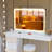 Dacee Rectangle LED Mirror, Touch Control Stepless 3 Colours Temperature & Dimmable Light-688939435