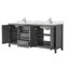 Meuble-lavabo double 80 po avec plateau en quartz Daria-100481602-100481603-100501982