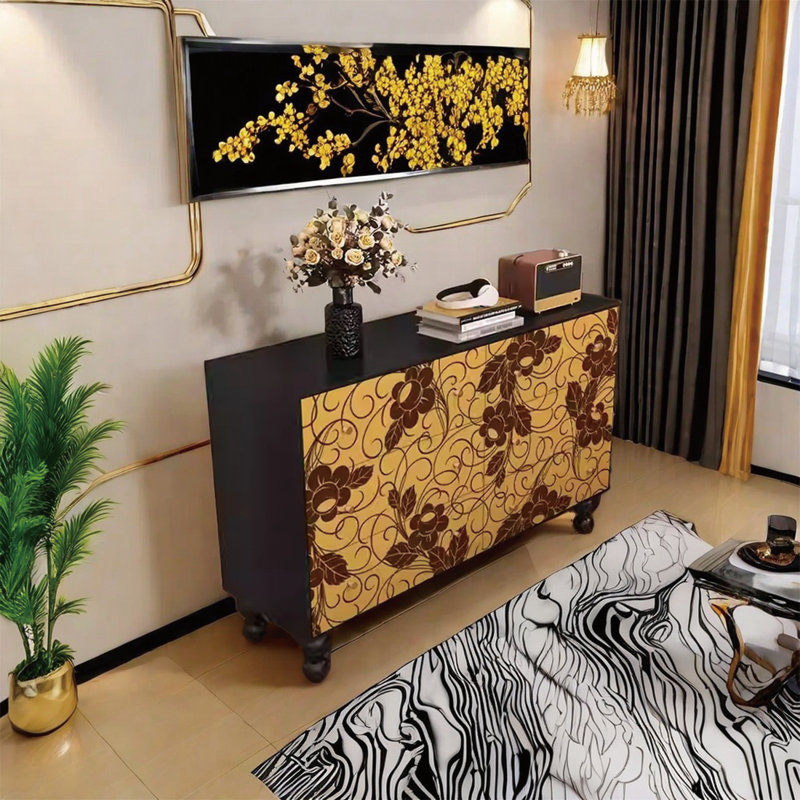 Spacious Sideboard with Durable Storage Design
